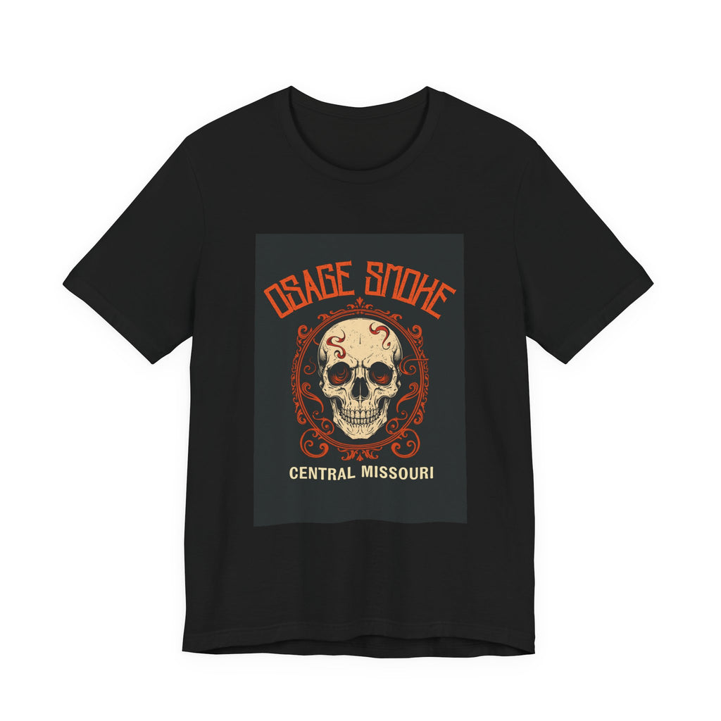 Osage Smoke Central Missouri Skull Tee