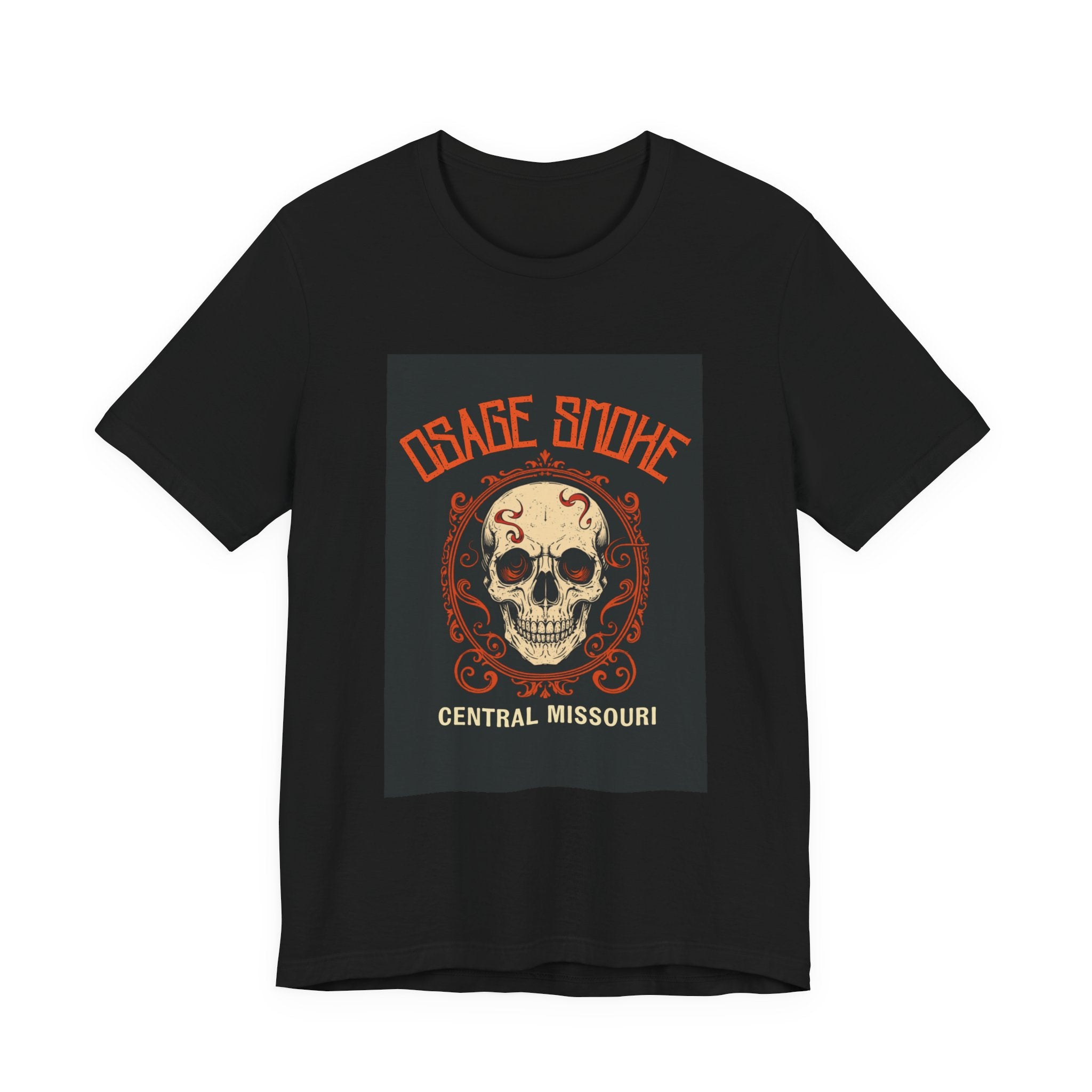 Osage Smoke Central Missouri Skull Tee