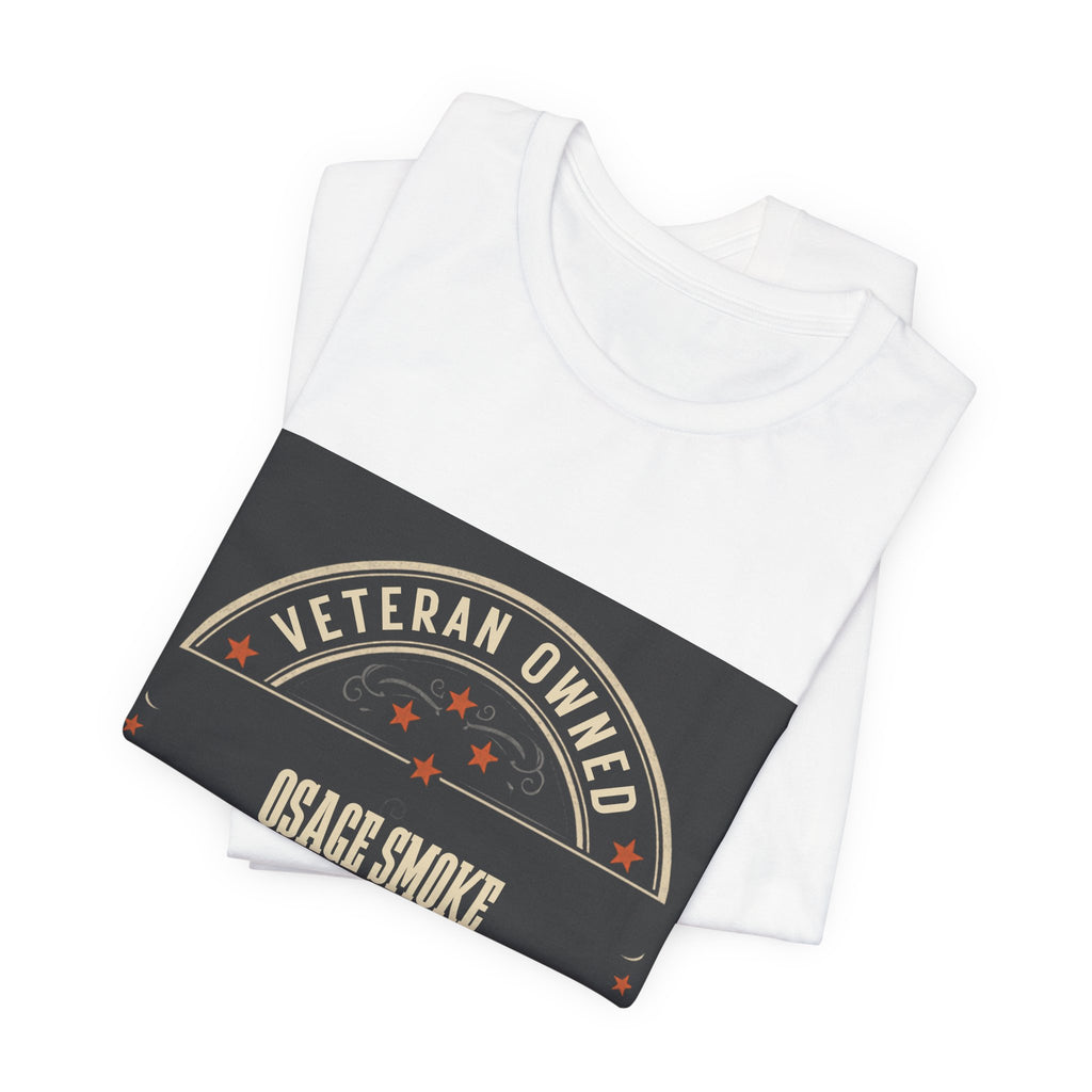 Veteran-Owned Osage Smoke T-Shirt — Central Missouri Emblem Tee