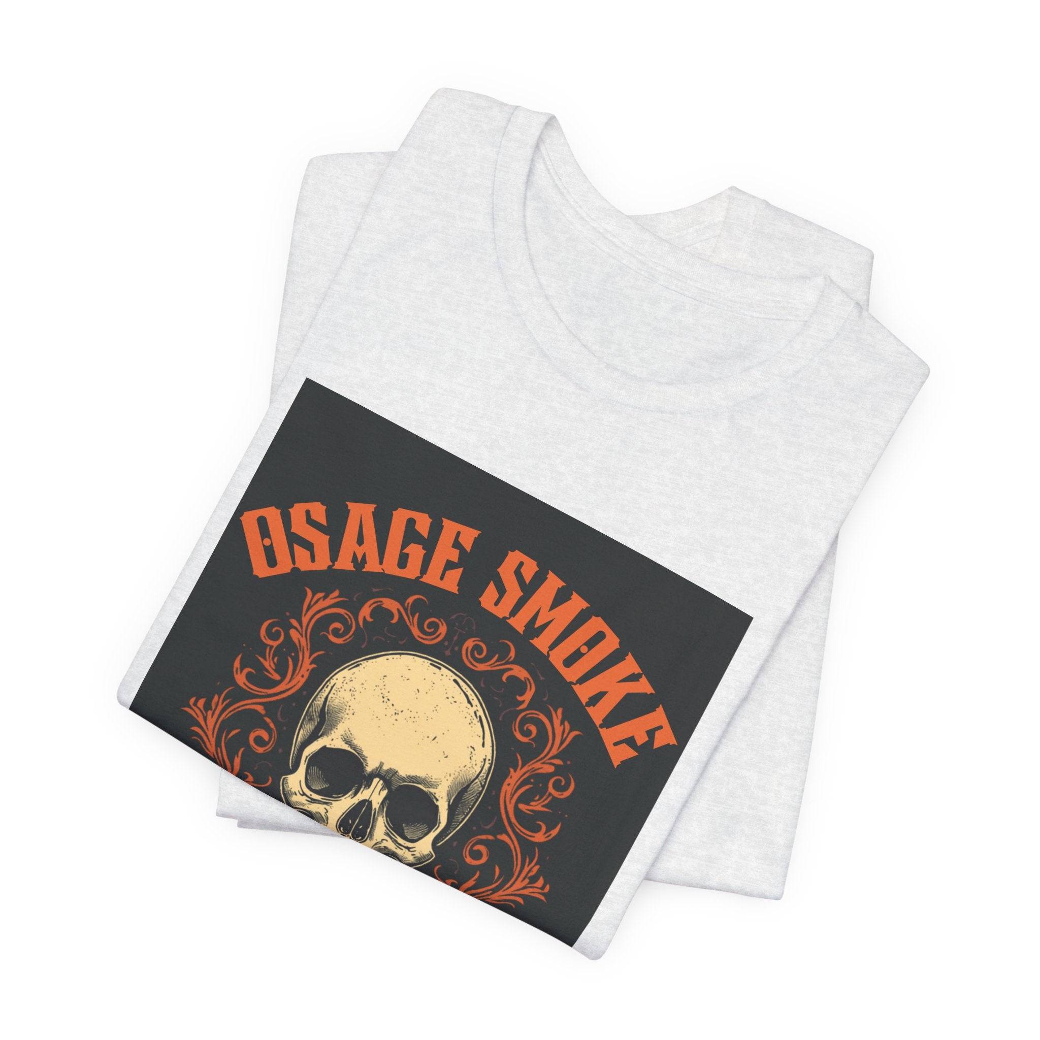 Osage Smoke Skull T-Shirt — Central Missouri Vintage Motorcycle Tee