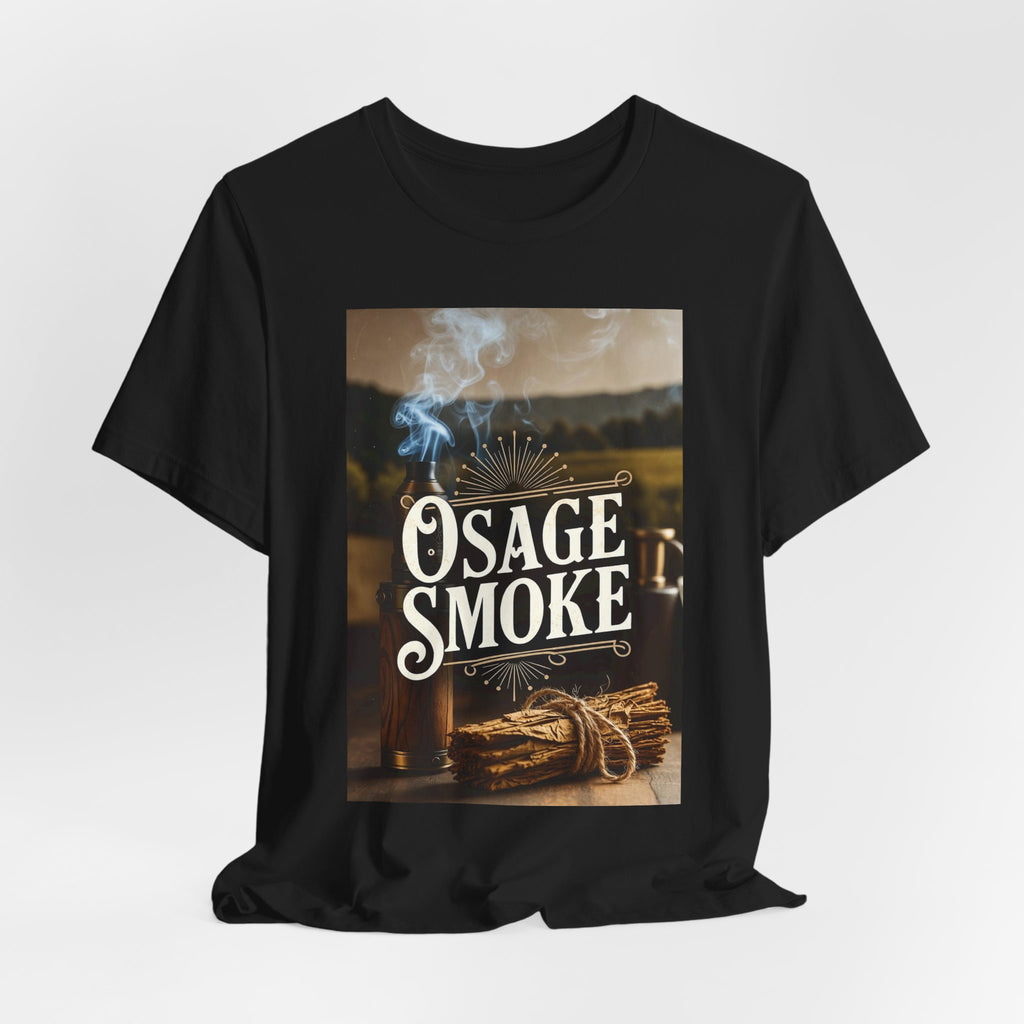 Osage Smoke Graphic Tee – Vintage Tobacco Design