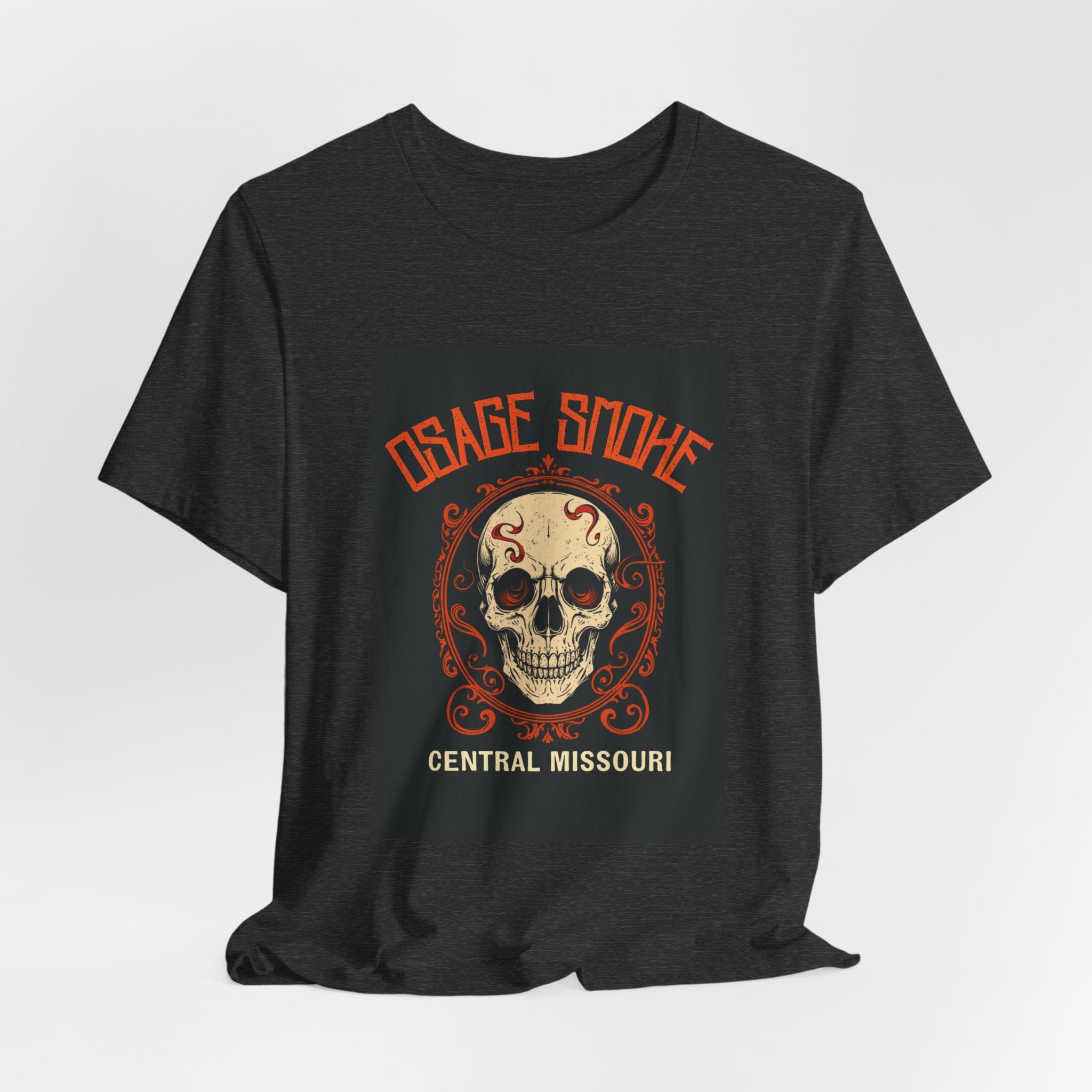 Osage Smoke Central Missouri Skull Tee