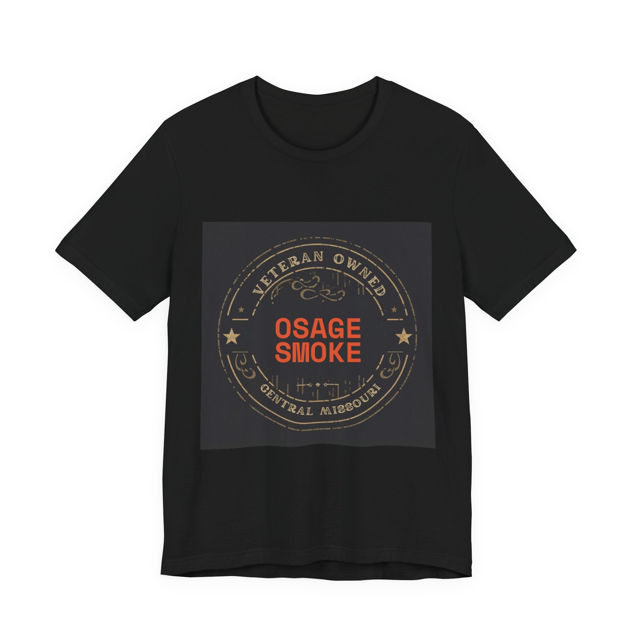Osage Smoke Veteran Owned Logo Tee