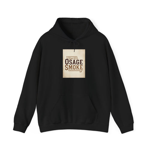 Hoodie - Vintage "Osage Smoke" Retro Tobacco Logo Pullover
