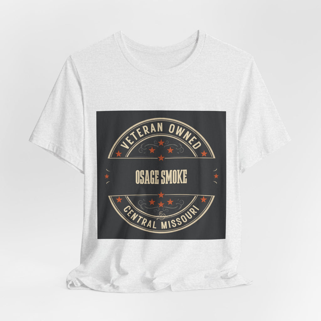 Veteran-Owned Osage Smoke T-Shirt — Central Missouri Emblem Tee