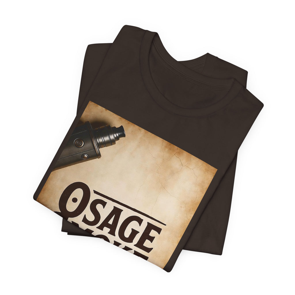 Osage Smoke Vintage Graphic Tee — Retro Western Smokehouse Design