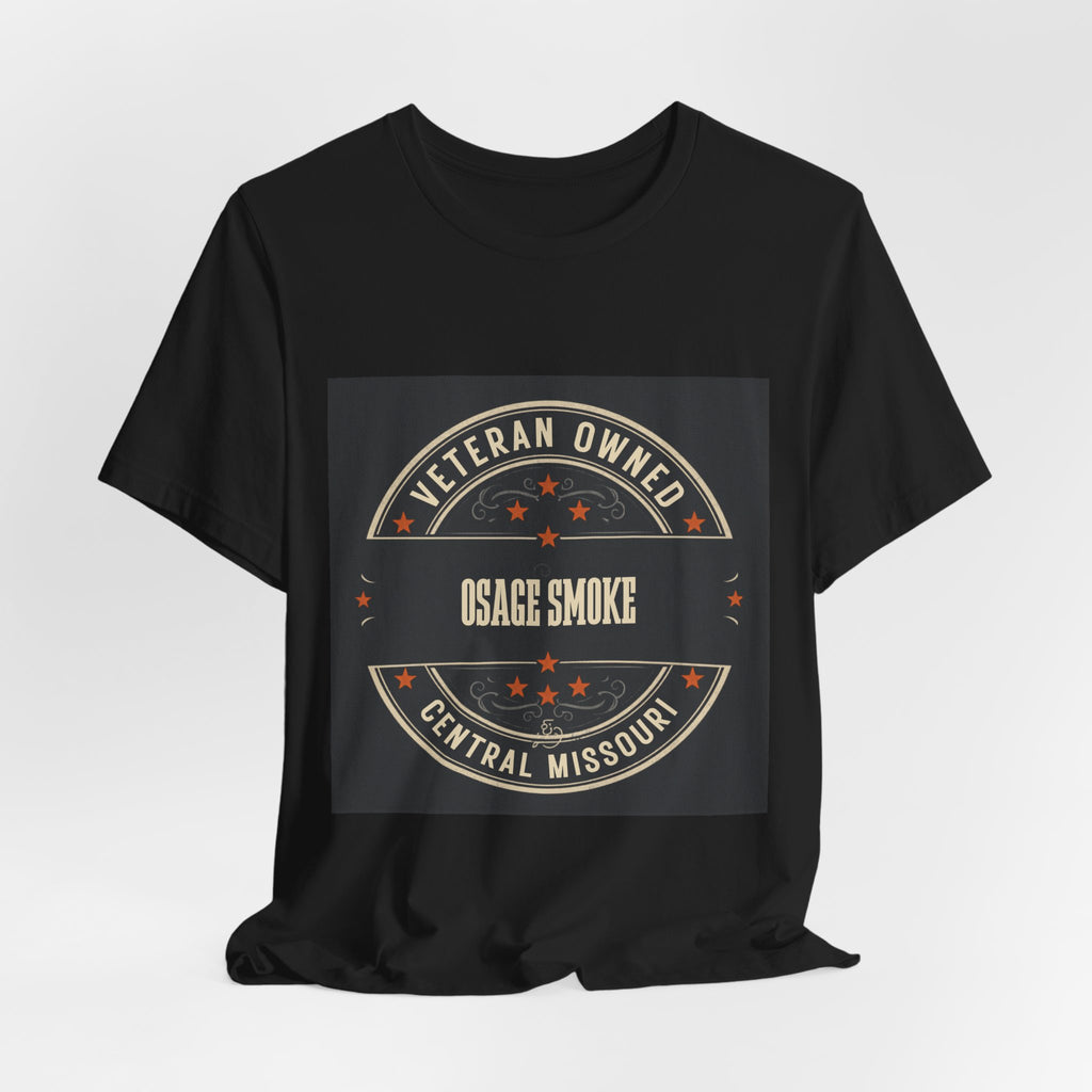 Veteran-Owned Osage Smoke T-Shirt — Central Missouri Emblem Tee