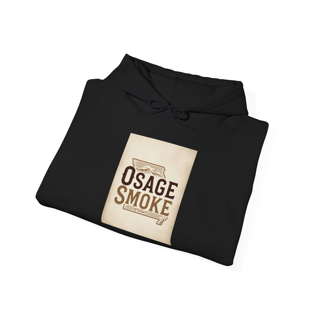 Hoodie - Vintage "Osage Smoke" Retro Tobacco Logo Pullover