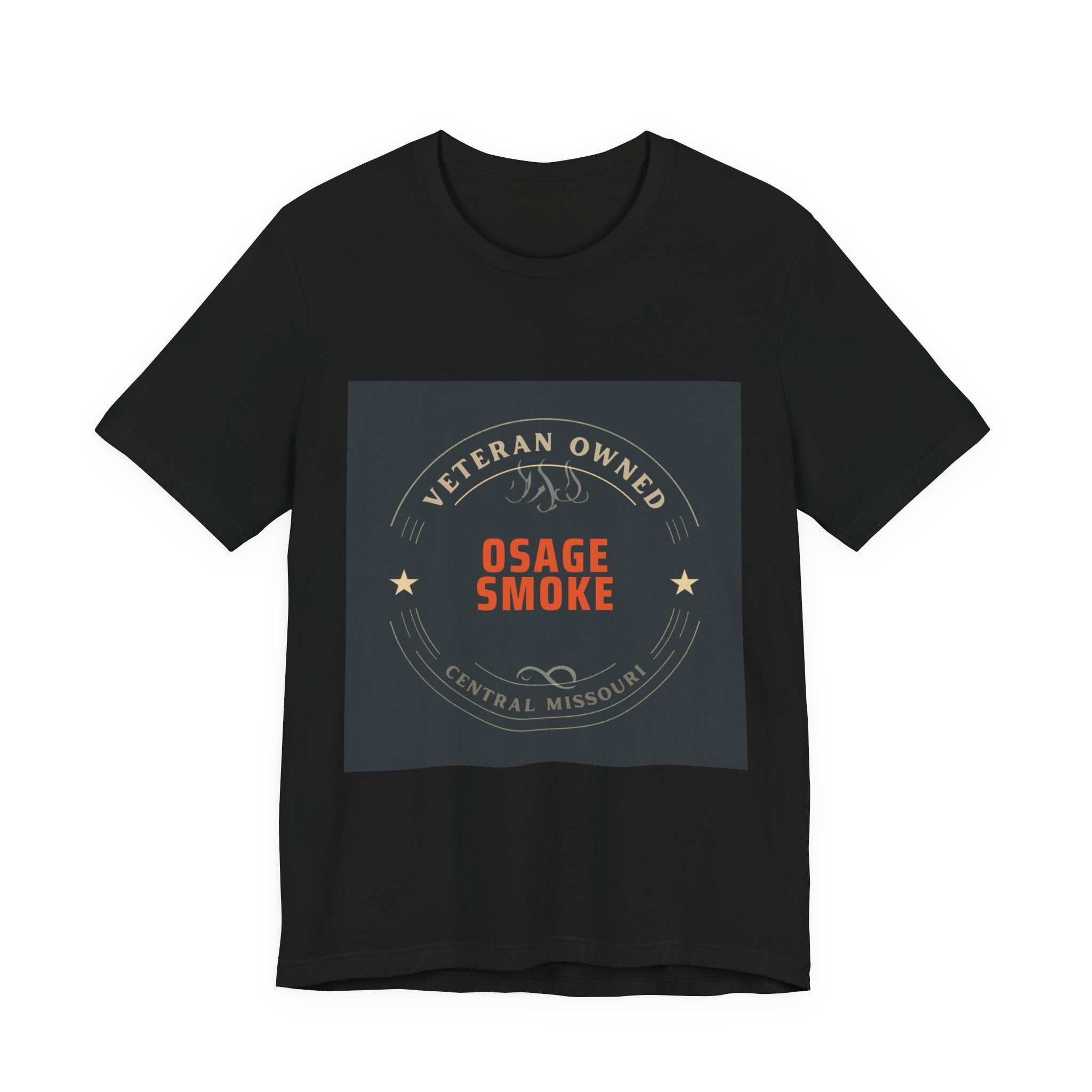 Osage Smoke Veteran-Owned Tee — Central Missouri BBQ Shirt