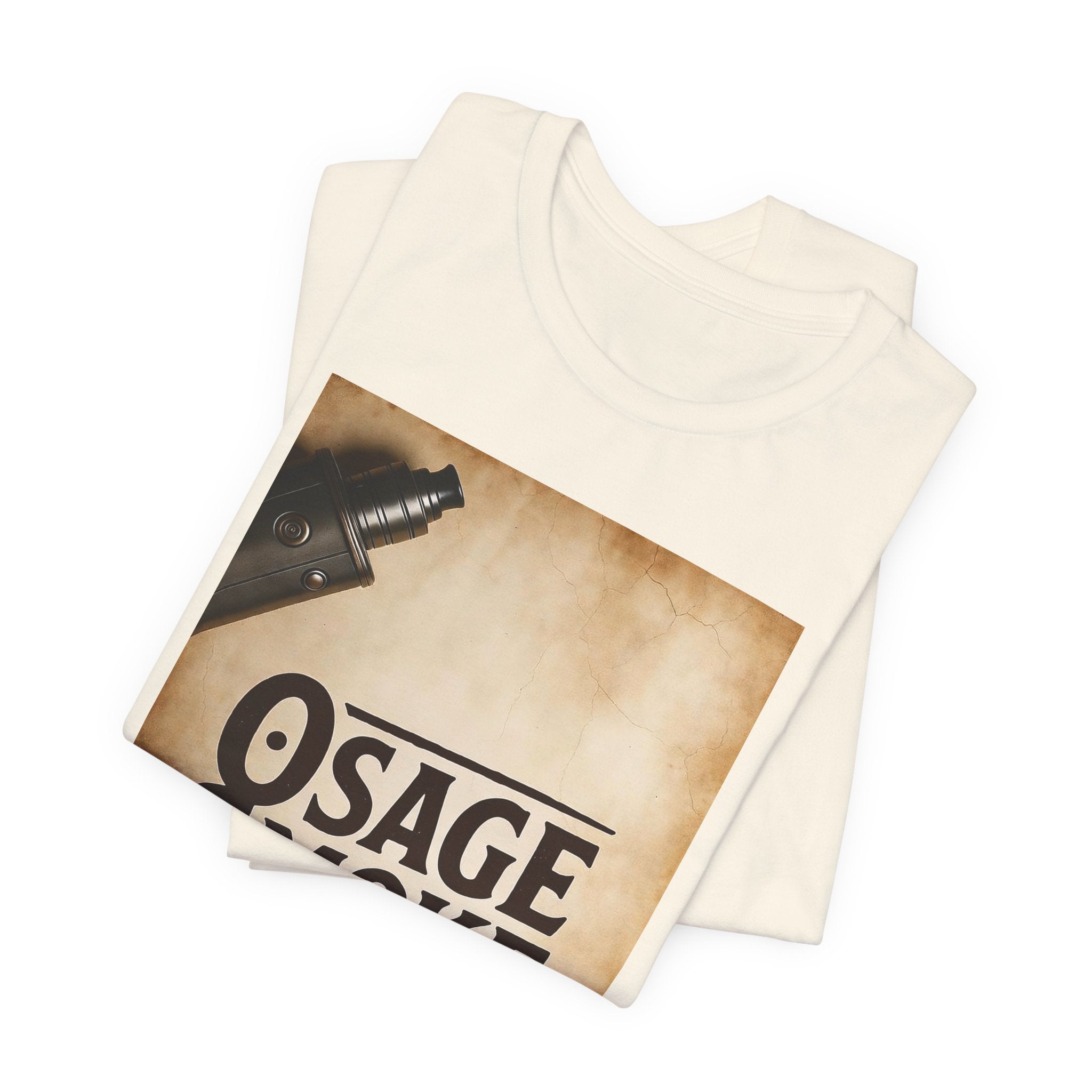 Osage Smoke Vintage Graphic Tee — Retro Western Smokehouse Design