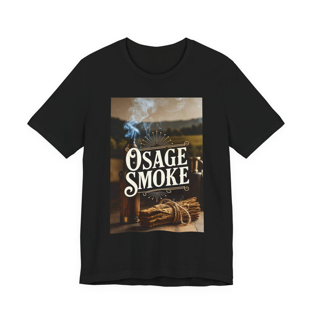 Osage Smoke Graphic Tee – Vintage Tobacco Design