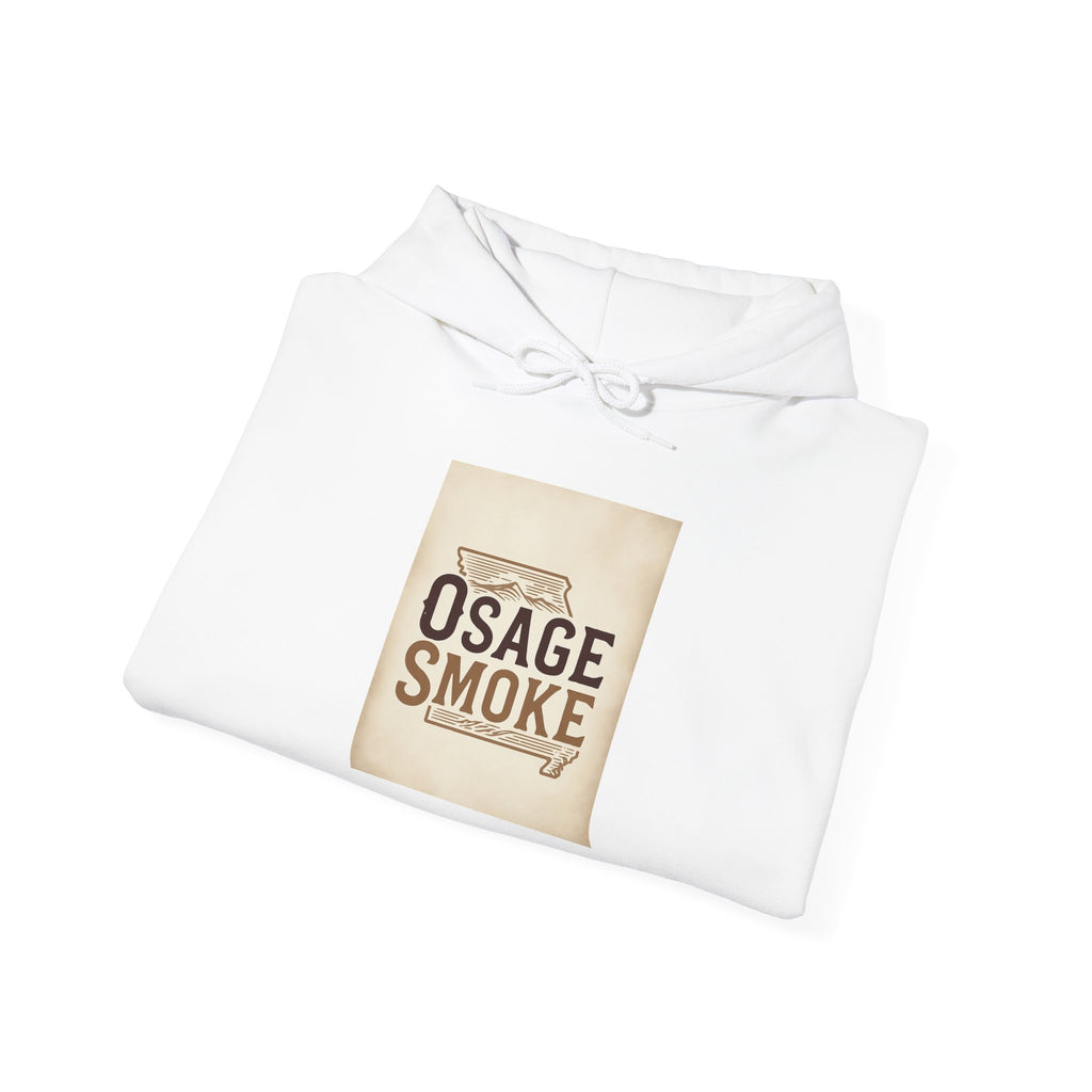 Hoodie - Vintage "Osage Smoke" Retro Tobacco Logo Pullover