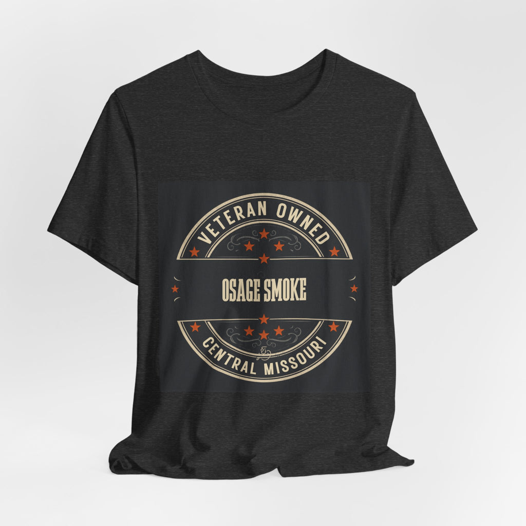 Veteran-Owned Osage Smoke T-Shirt — Central Missouri Emblem Tee