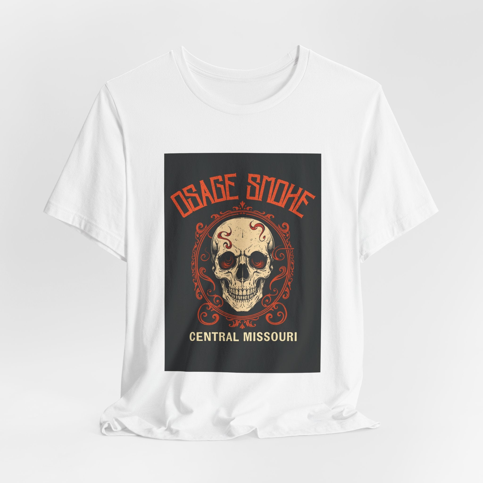 Osage Smoke Central Missouri Skull Tee