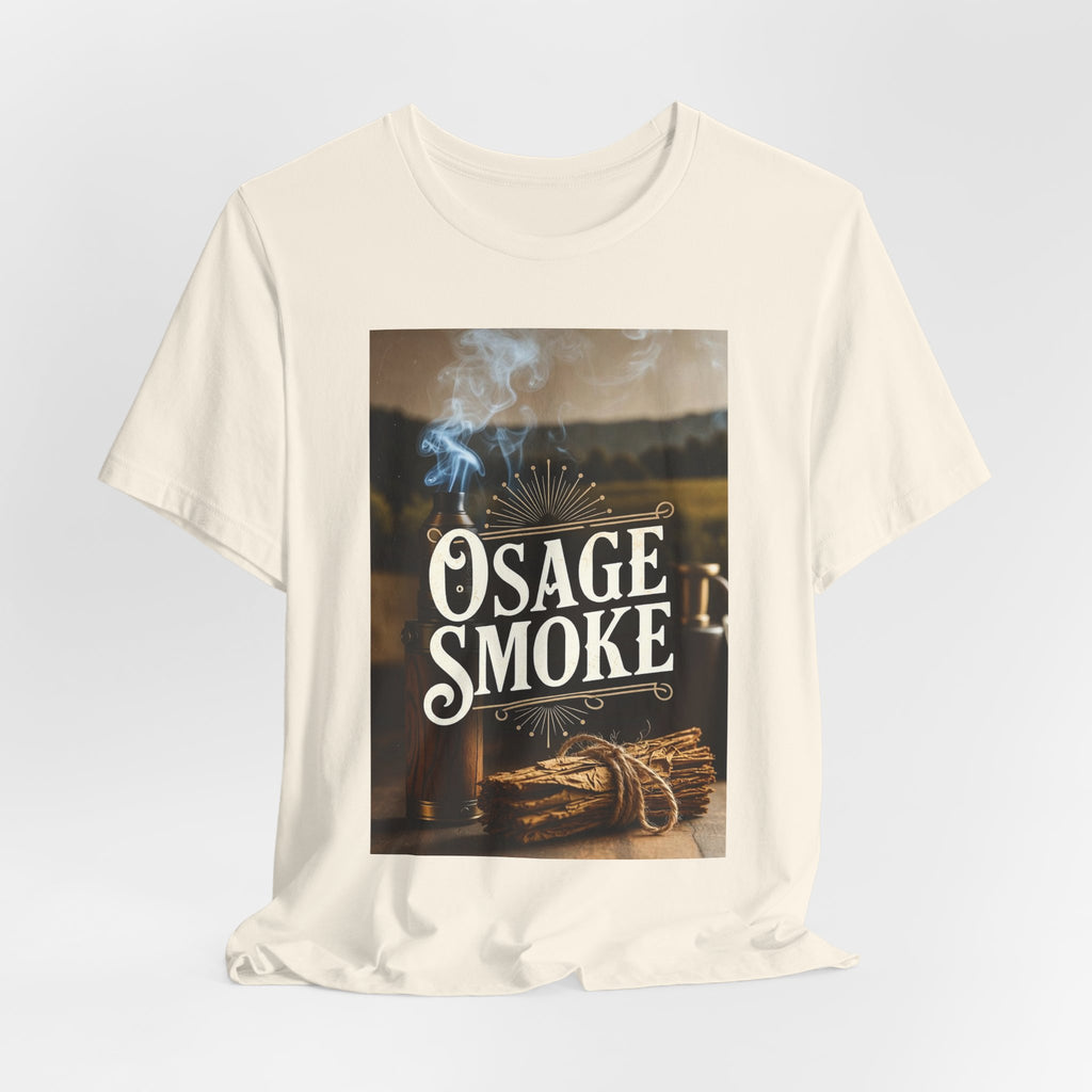 Osage Smoke Graphic Tee – Vintage Tobacco Design