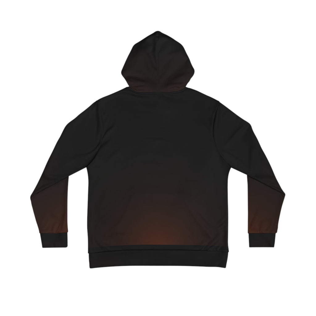 Osage Smoke Ghost Rider Hoodie — Flaming Skeleton Cowboy All-Over Print Pullover