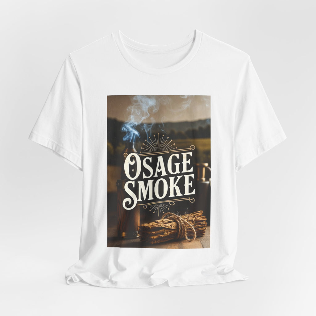 Osage Smoke Graphic Tee – Vintage Tobacco Design