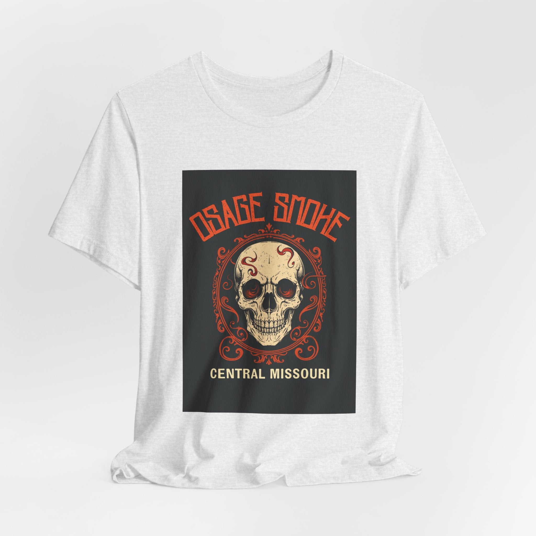 Osage Smoke Central Missouri Skull Tee