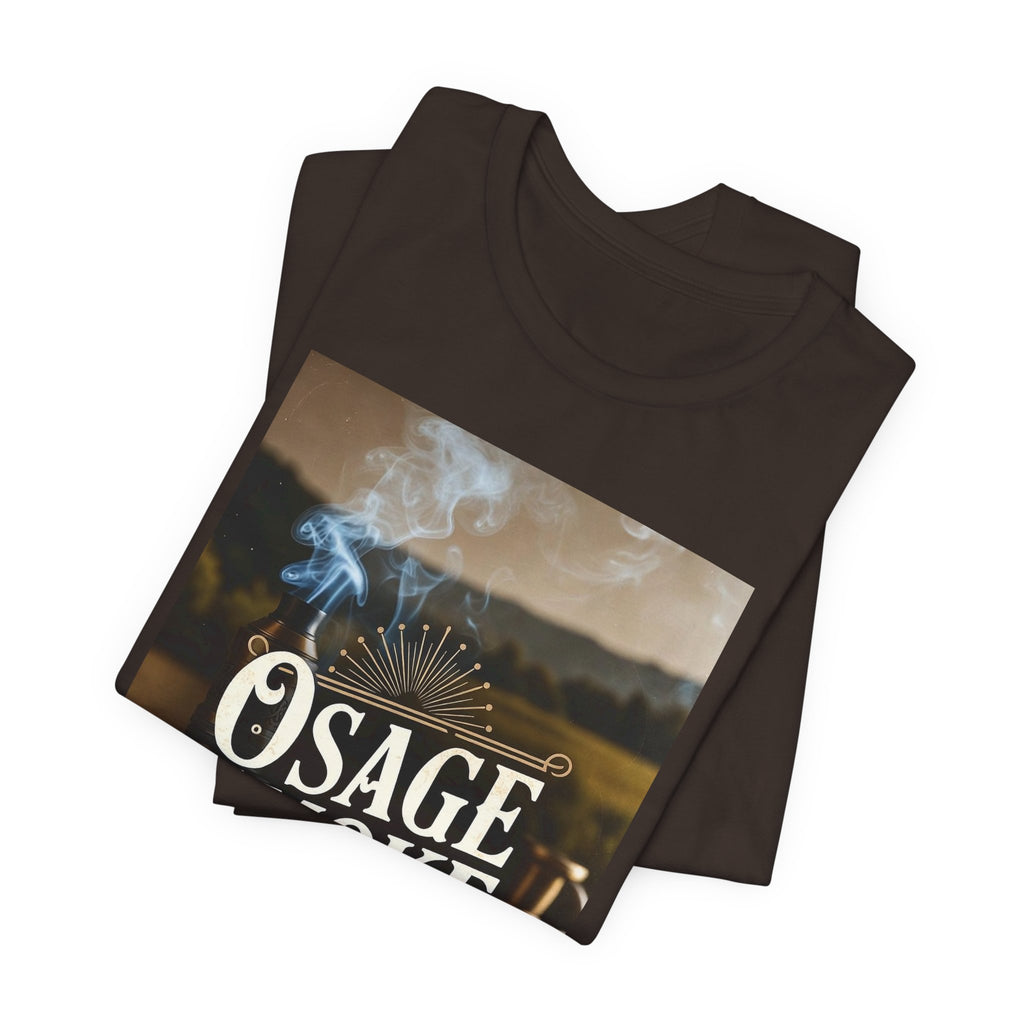 Osage Smoke Graphic Tee – Vintage Tobacco Design