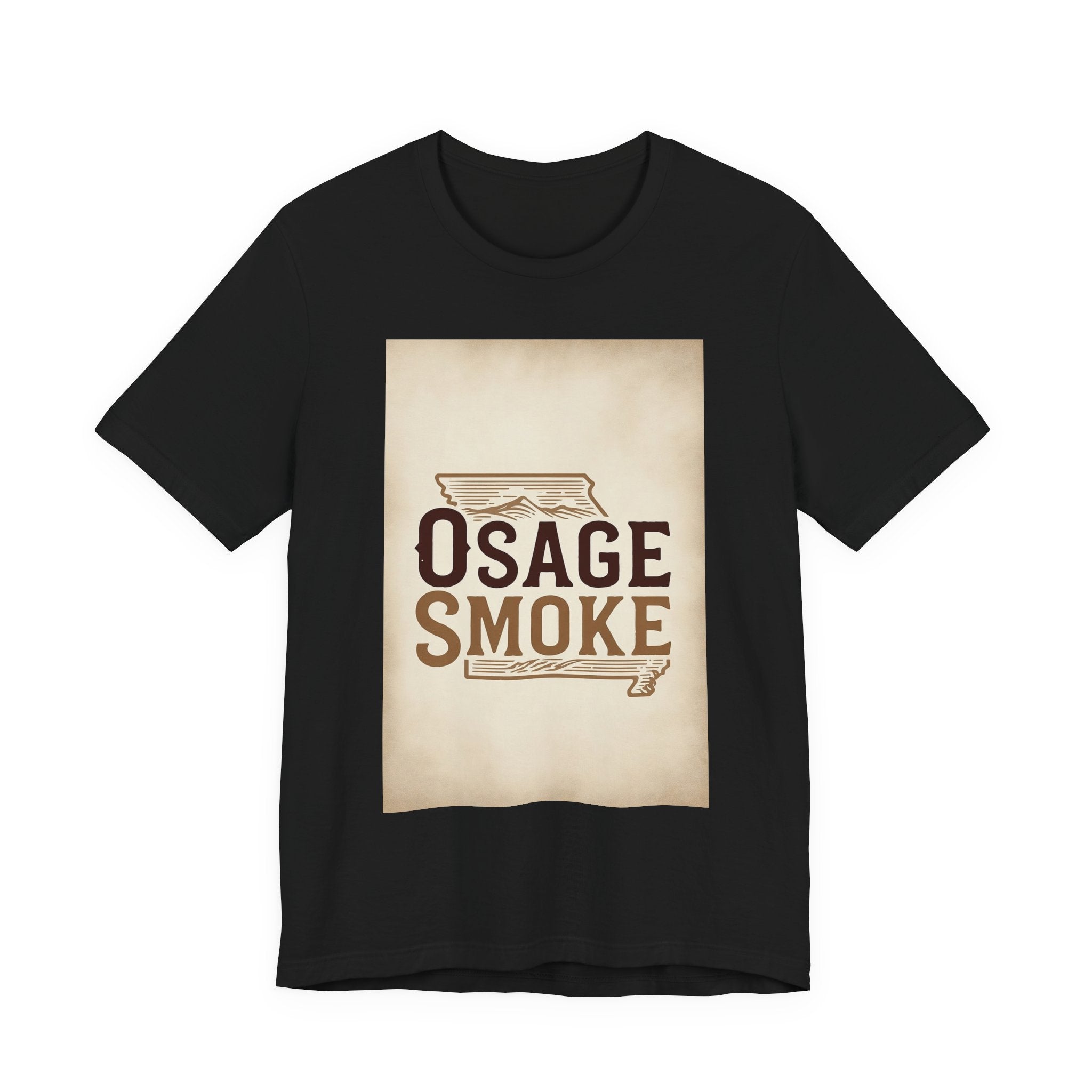 Osage Smoke Vintage T‑Shirt — Rustic BBQ & Smoking Crew Tee