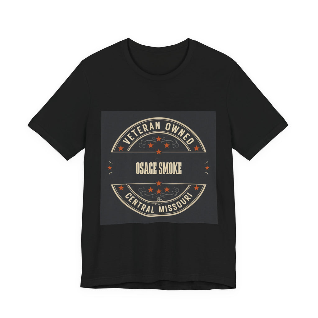 Veteran-Owned Osage Smoke T-Shirt — Central Missouri Emblem Tee